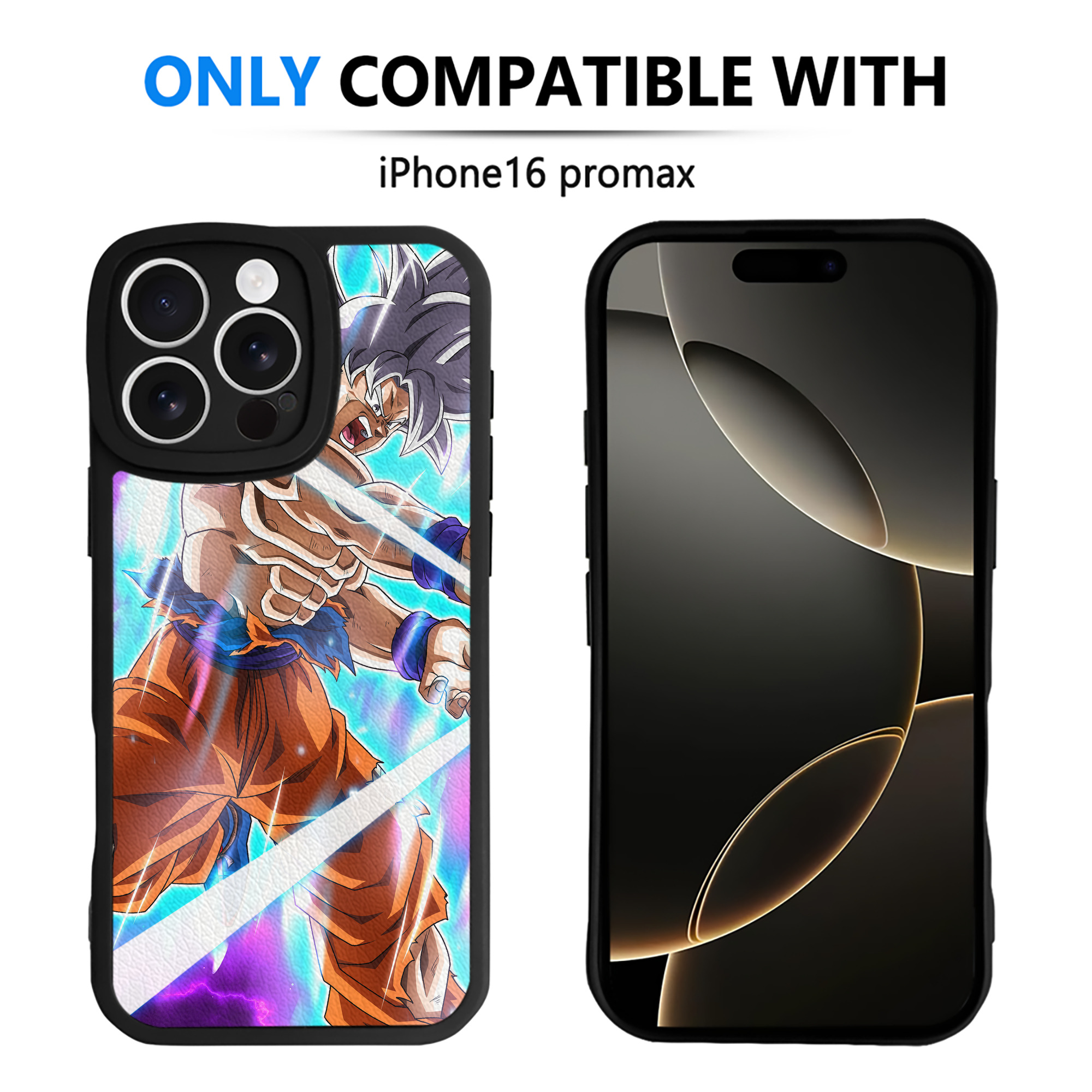 （画像用） ドラゴンボール DRAGON BALL 【iPhone 16シリーズ対応】シリコンスマホケース（レザー調） 材質：シリコン